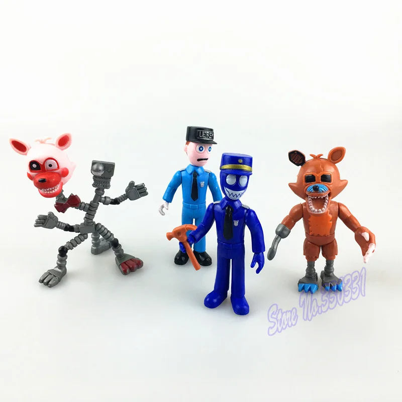 12 шт./компл. FNAF Бонни Фокси Чика Фредди фазбер ПВХ фигурки героев пять ночей у