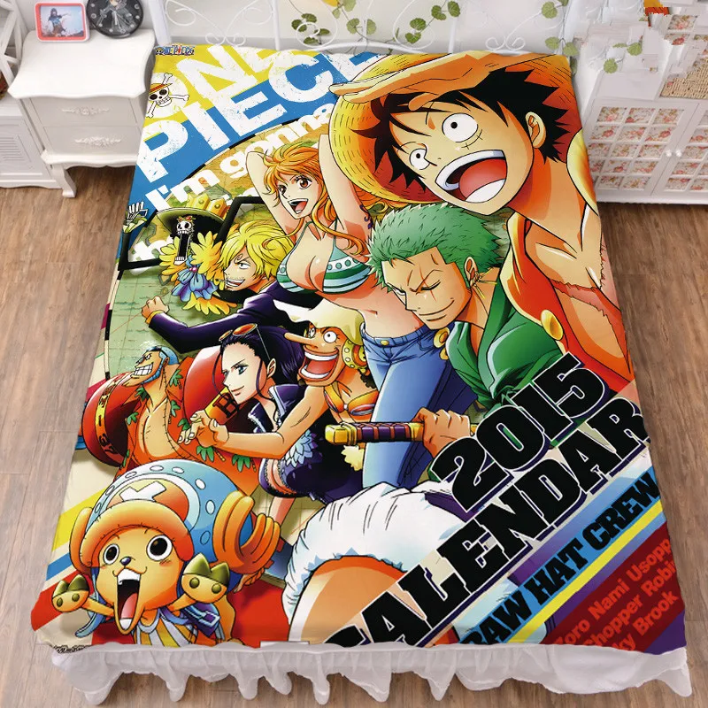 Аниме ONE PIECE Monkey D. Luffy Roronoa Зоро игрушки Санджи и нами Чоппер Hancock Простыня из