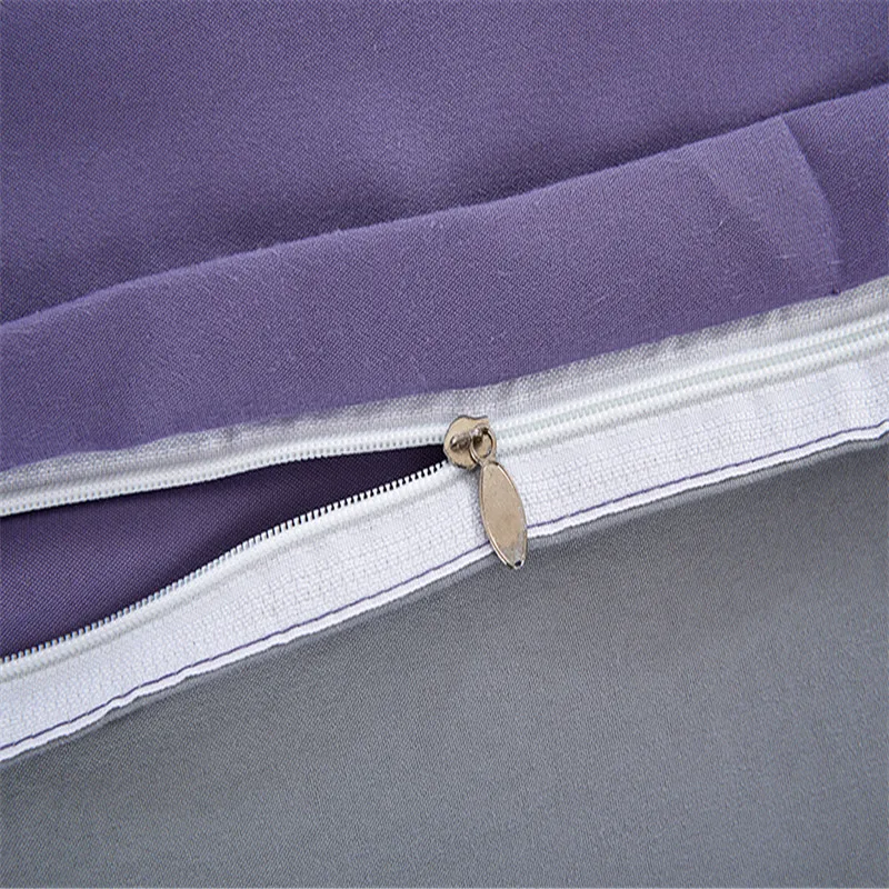 Постельные принадлежности Темно фиолетовый серый сплошной цвет поверхности AB