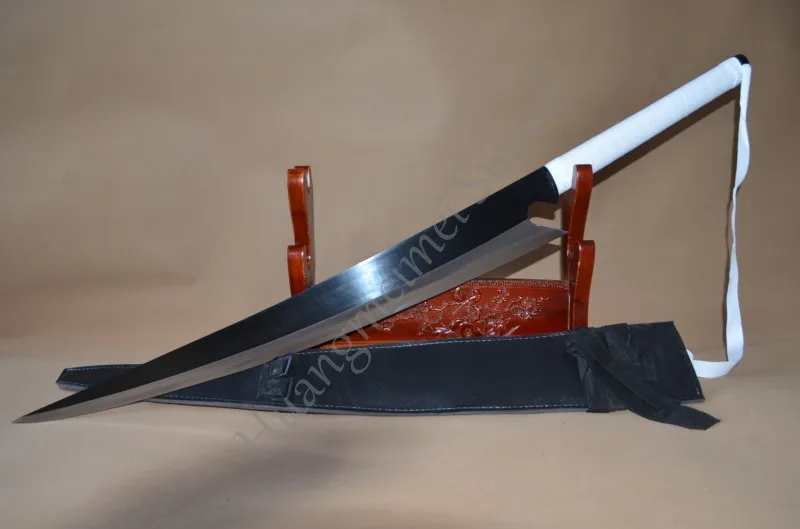 Бесплатная доставка Ichigo меч Отбеливатель Аниме Dual Wield Blade Zangetsu Kurosaki большой 42 25