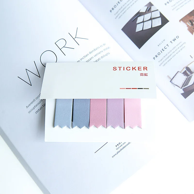Новые градиентные цветные блокноты для офиса новинка наклейки планировщика