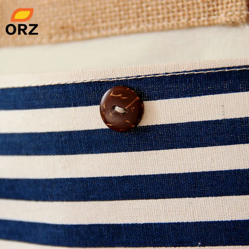 13 Карманный Настенный подвесной органайзер сумка в полоску льняная многослойная