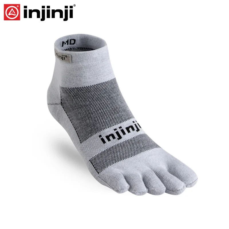 Run Injinji Toe socks, легкие мини-носки для бега с пятью пальцами, мужские спортивные носки