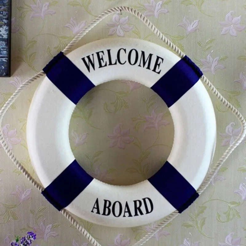 Пена Домашний Декор Морской декоративные спасательный круг жизни кольцо стене