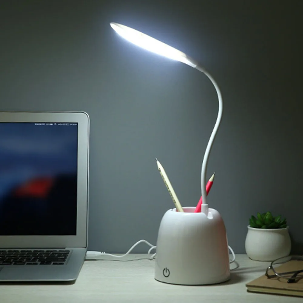 LED сенсорный переключатель вкл/выкл 3 режима настольная лампа 6800K защита глаз