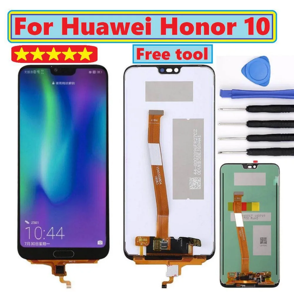 100% протестированный 5 8 дюймов для huawei honor 10 lcd ЖК дисплей + сенсорный экран