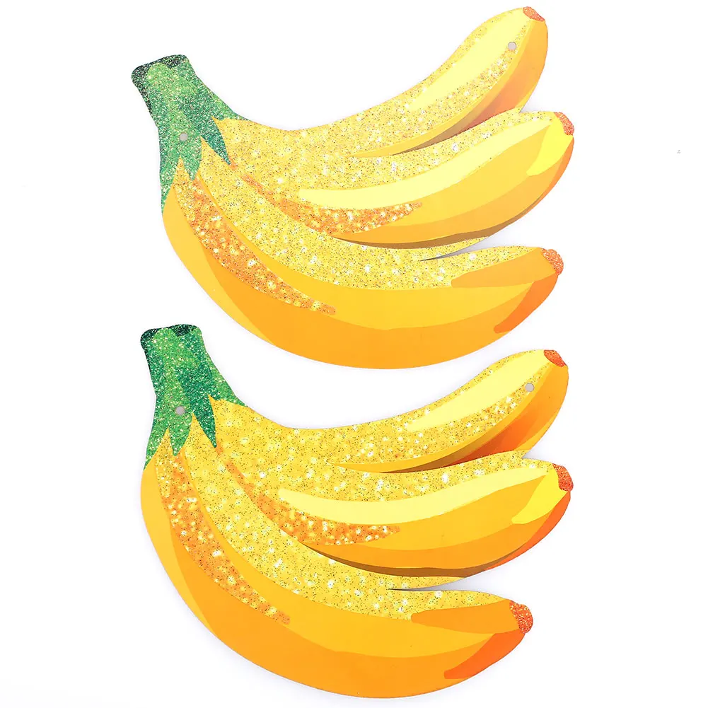 Creative Flags Bunting Banner Tropical Fruits Paper Ornaments Birthday Bar Baby Shower | Дом и сад
