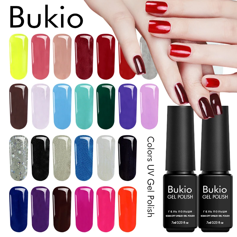 Bukio Ordinary Nude УФ гель лак для ногтей эмаль 29 чистых цветов замачивание уф Led