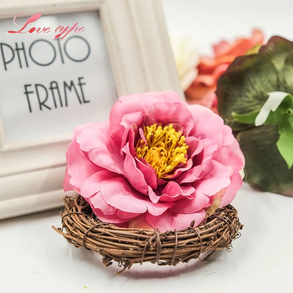 5 шт. Декоративные Шелковые Розы 10 см | Дом и сад