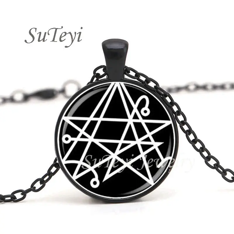 SUTEYI модные Кабошон стеклянный купол ювелирные изделия Некрономикон the elder signsigil