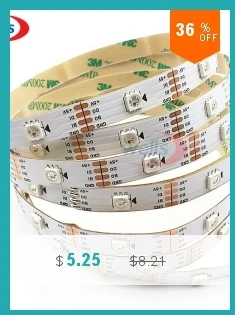 5 м WS2801 Raspberry Pi светодиодный контроллер 32 светодиодный s/M внешний 2801 ic Arduino разработка ambilight DC5V не водонепроницаемый 5050 smd