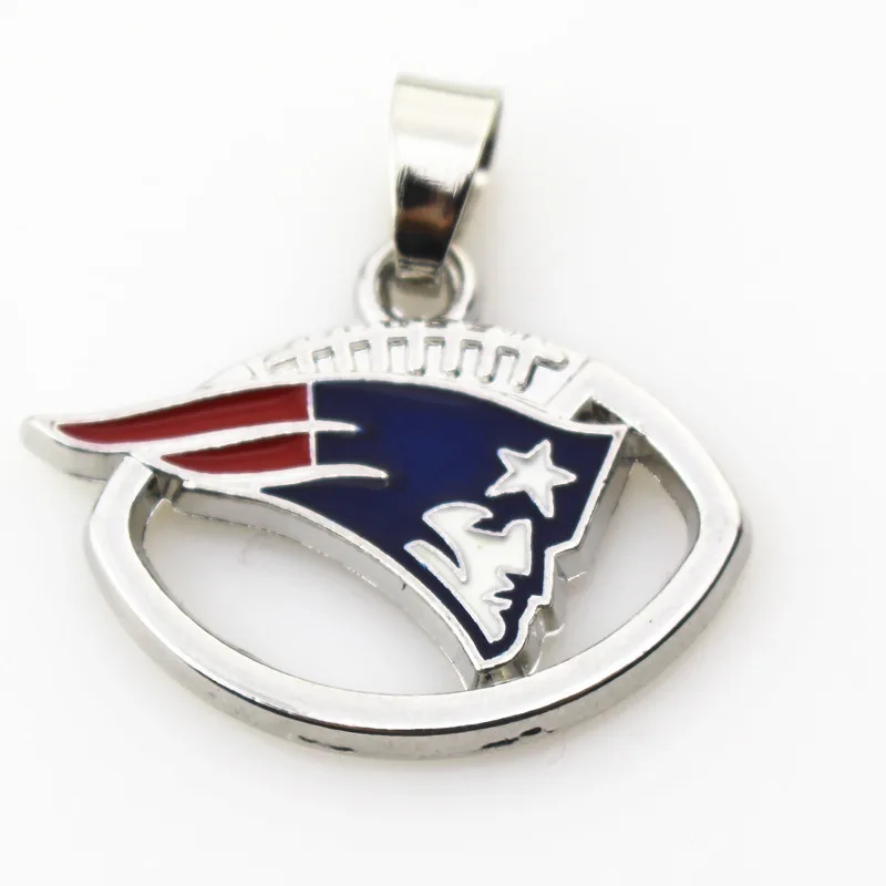 Горячая продажа 10 шт/партия Американский футбол Новая Англия ожерелье с 50 см в