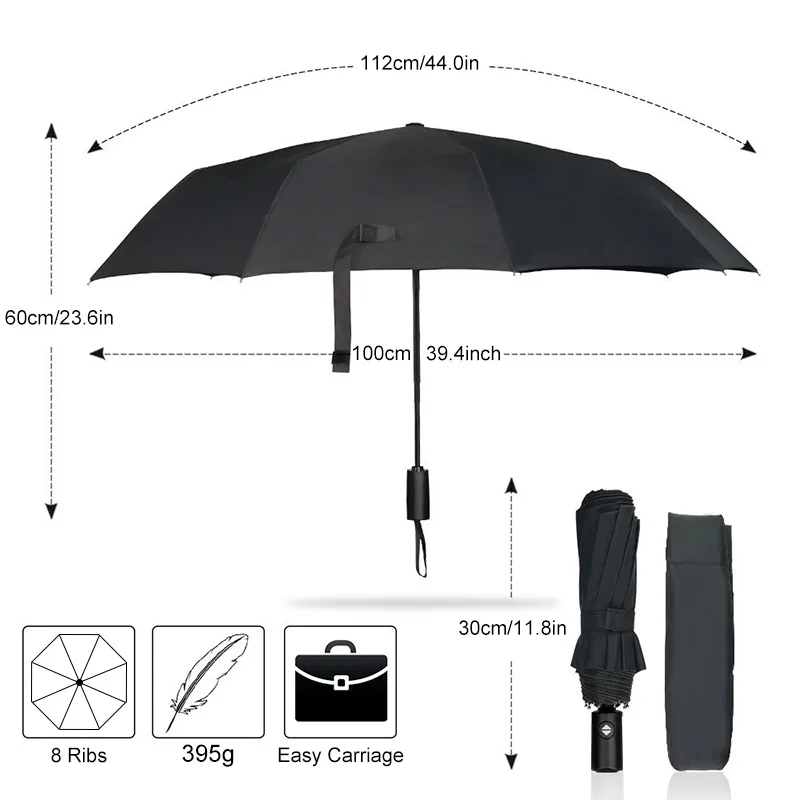 Quality Business Umbrella Rain Women Travel Strong Windproof Automatic Folding Compact Wholesale Price Outdoor Men | Дом и сад