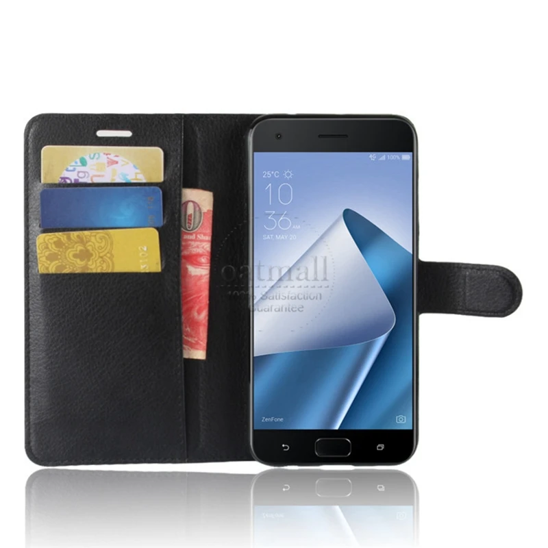 Роскошный чехол книжка из искусственной кожи для ASUS Zenfone 4 Pro ZS551KL кошелек с