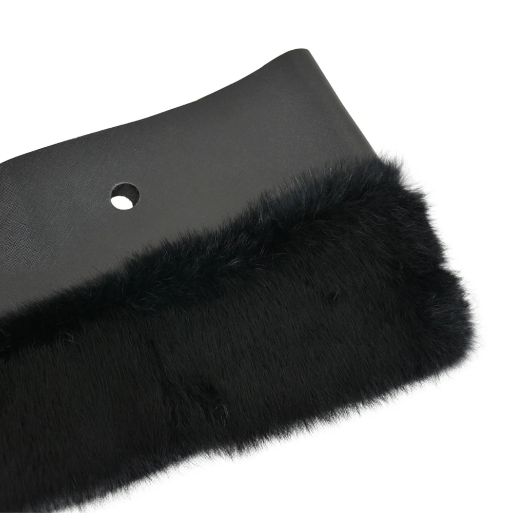 Tanqu новая женская сумка с отделкой из кроличьего меха плюшевая отделка для