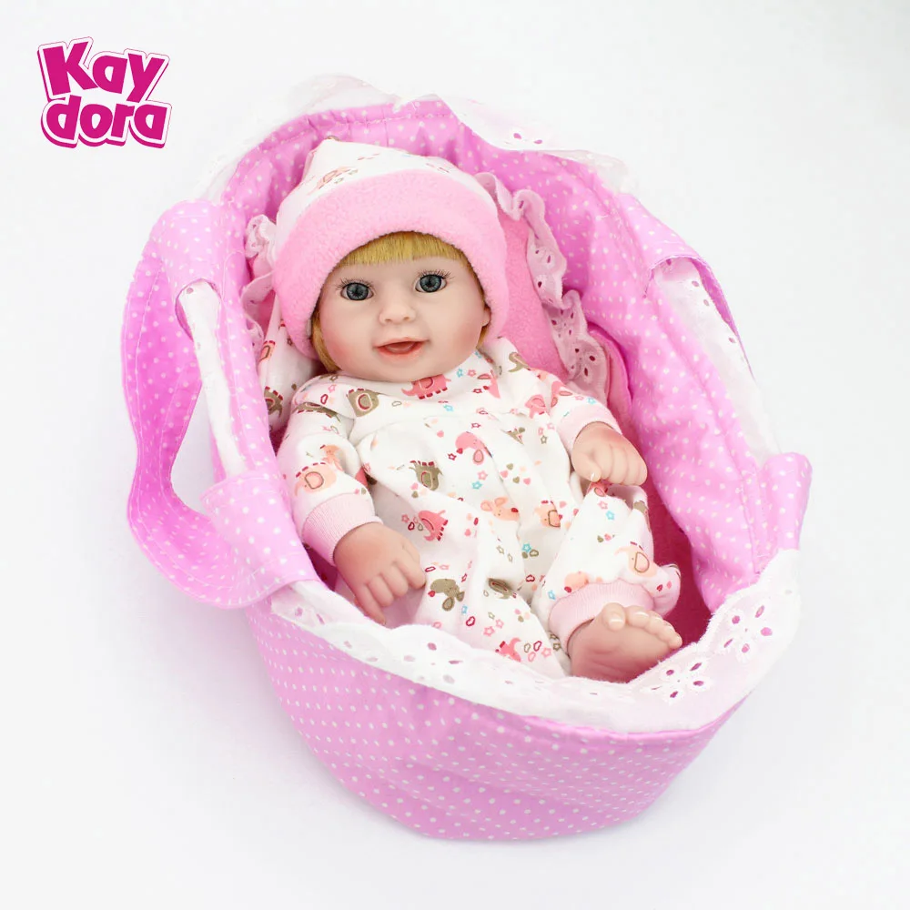 Детская Пижама KAYDORA 10 дюймов 25 см полностью силиконовая Reborn Bebe Bonecas Реалистичная