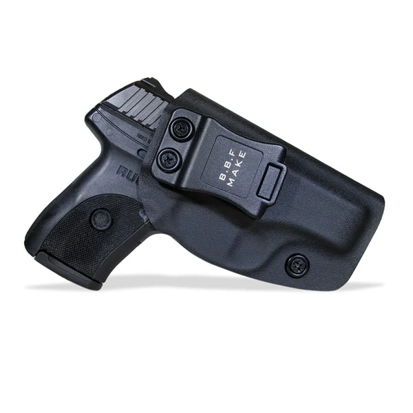 Black Right Hand B.B.F Make IWB KYDEX кобура на заказ подходит: Ruger LC9 S Пистолет Чехол внутри скрытый пояс для переноски пистолетный мешочек с зажимом для ремня - Цвет: Black Right Hand