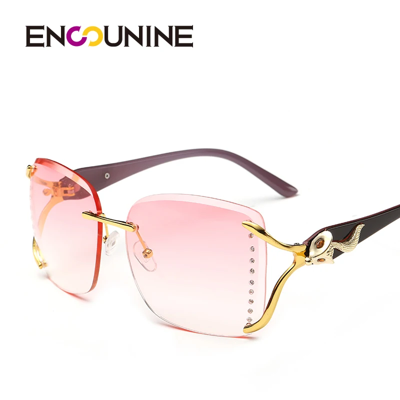 ENSUNINE брендовые элегантные дизайнерские большие с инкрустацией лисы большая