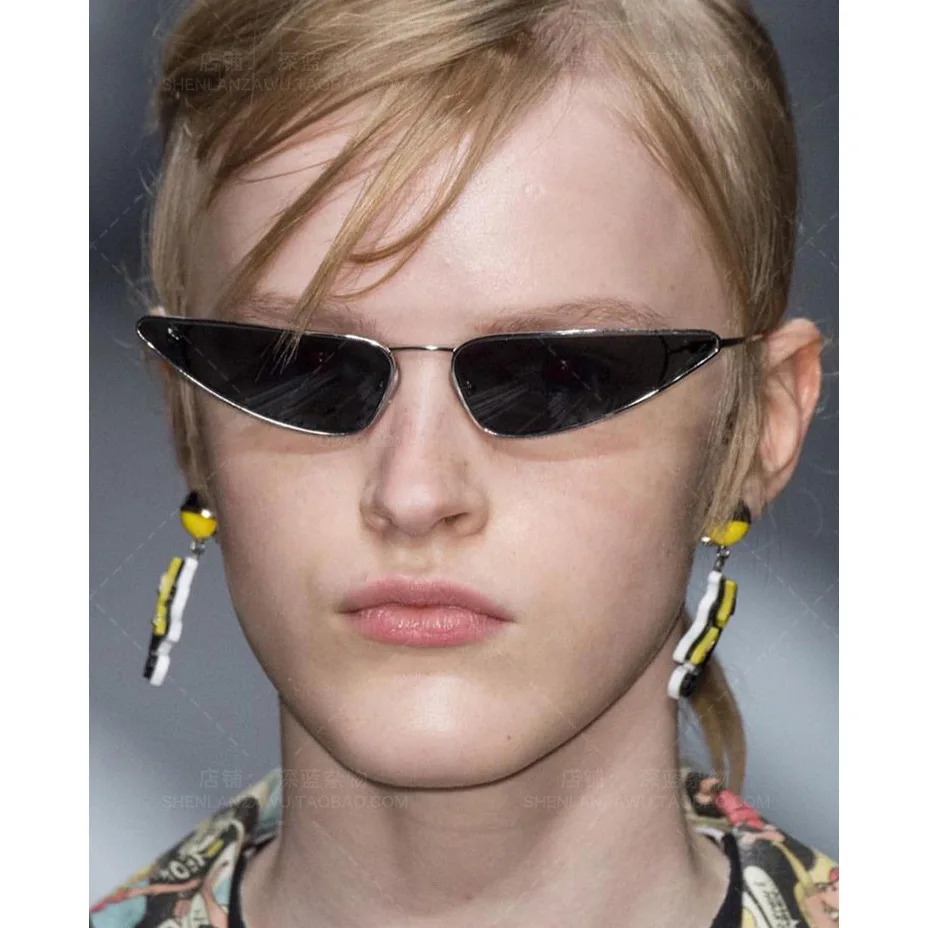 2018 кошачий глаз солнцезащитные очки женские брендовые дизайнерские маленькие