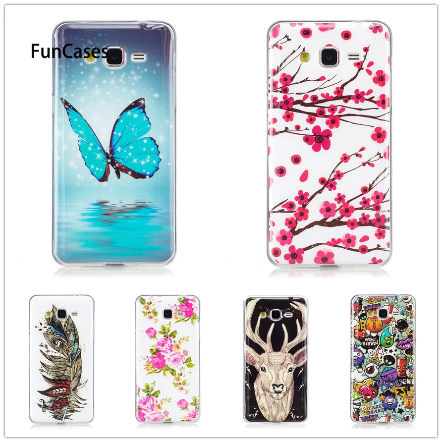 Светящийся чехол для coque samsung Galaxy Grand Prime силиконовый G531H G530 чехол|Бамперы| |