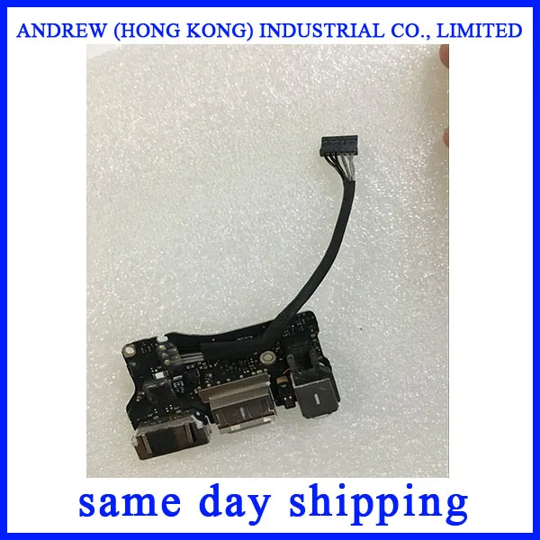 Оригинальная звуковая плата A1466 разъем питания USB I/O DC 13 &quotдля MacBook Air 1466 820-3455-A MD760