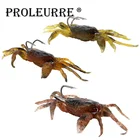 Proleurre, 1 шт., искусственная приманка, 3D искусственная приманка разных цветов с крючком, рыболовные приманки для зимней рыбалки