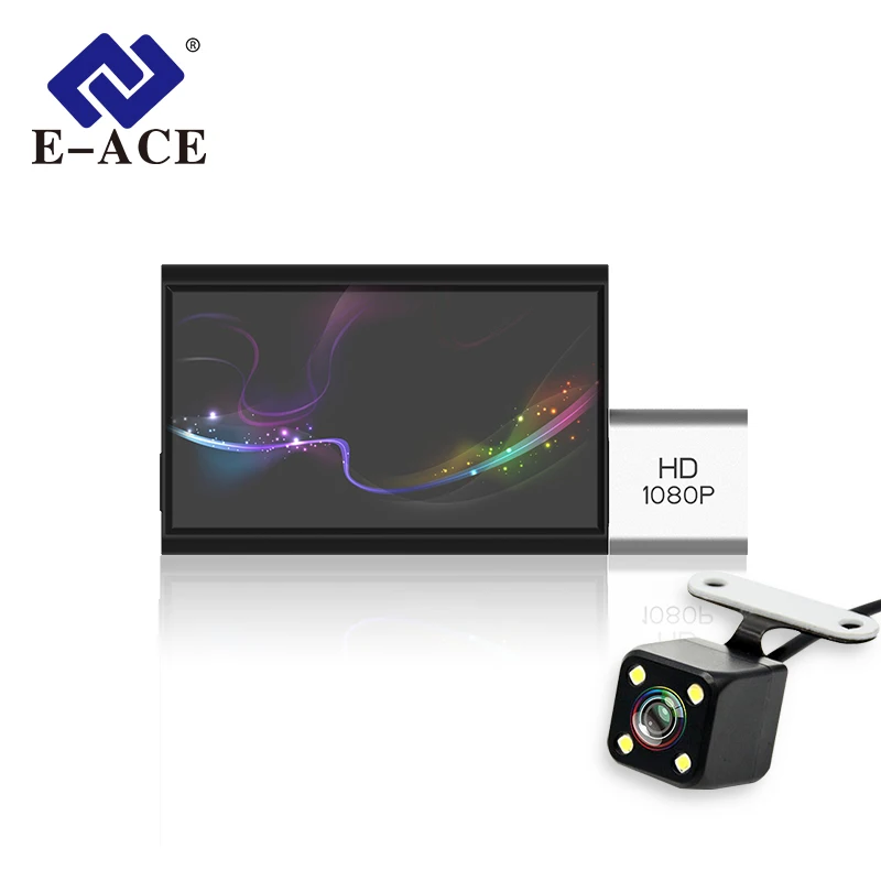 E-ACE F03 Автомобильный видеорегистратор 3 дюйма 3g Android Dash Camara с Wifi мини видеорекордер