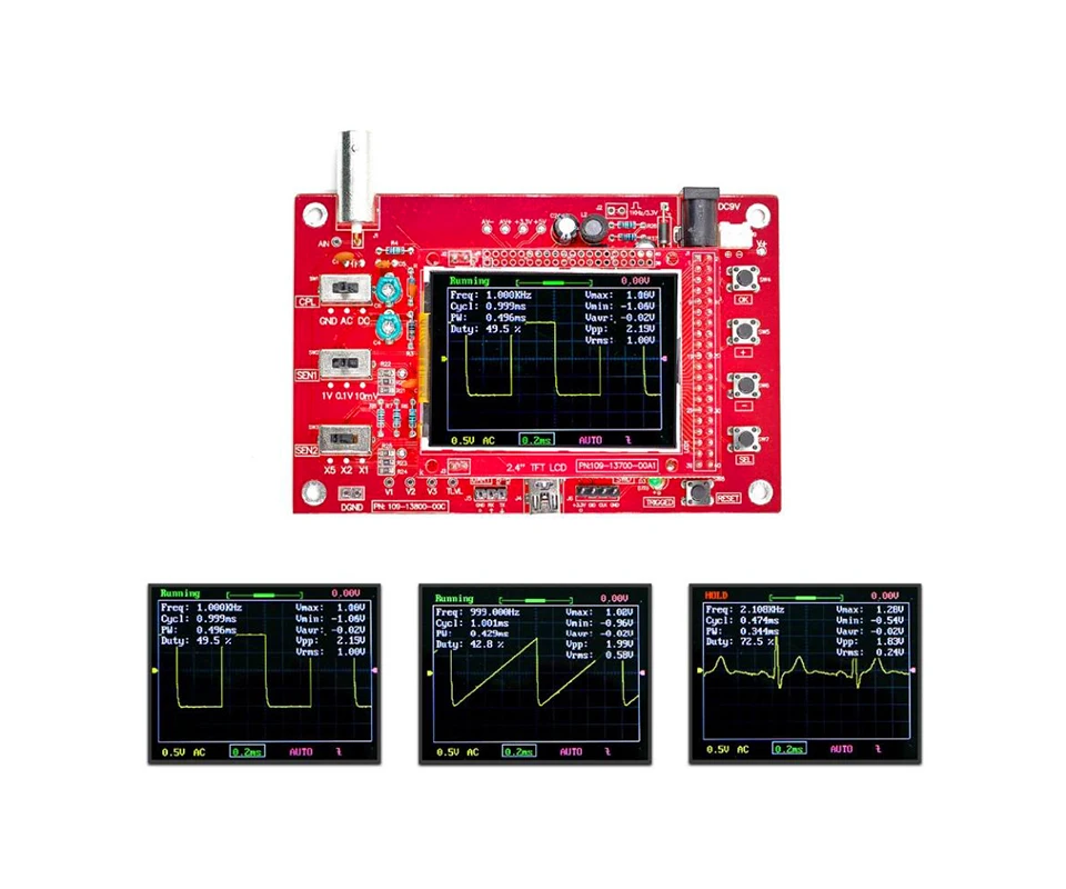YIMAKER DSO138 2," цифровой осциллограф tft комплект diy части ручной для DIY Kit