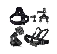 4 in 1 head chest strap handlebar mount camera accessories set for gopro hero 8765 sj4000 sj5000