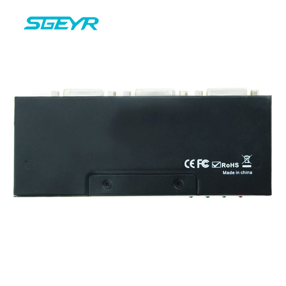 2-портовый DVI сплиттер 1x2 Dual Link DVI-D разрешение до 1920x1080 DVI видео сплиттер 1 в 2 выход DVI сплиттер с питанием