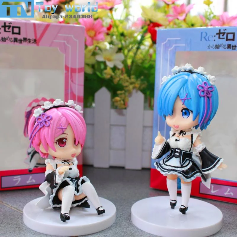 Экшн-фигурка Rem Ram Re Life in a другой мир ПВХ модели 10 см версия Q wave коллекционная