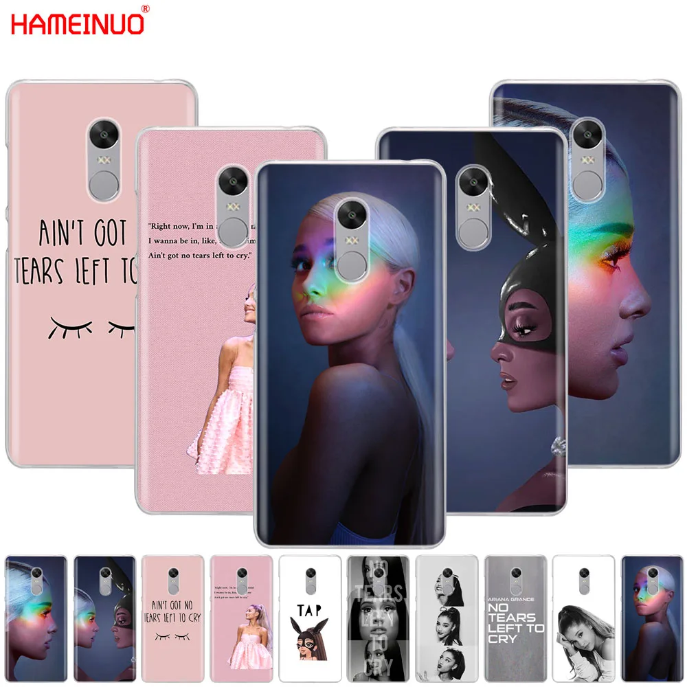 HAMEINUO чехол для телефона с надписью No Tears Left To Cry ariana grande Xiaomi redmi 5 4 1 1s 2 3 3s pro PLUS note 4X 4A