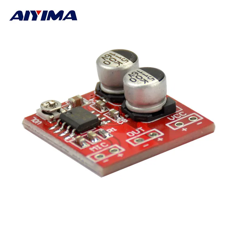 AIYIMA LM386 электретный микрофонный усилитель плата микрофонного усилителя|amplifier