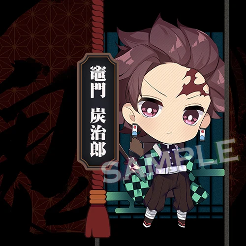 Японское аниме Demon Slayer: Kimetsu no Yaiba Kamado Tanjirou акриловый брелок для косплея