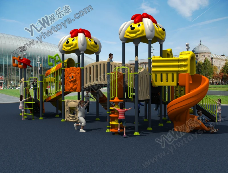 CE/TUV/SGS развлекательная уличная игровая площадка для парков пластиковая детей