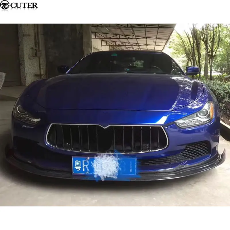 Комплект для кузова автомобиля из углеродного волокна передний бампер губа