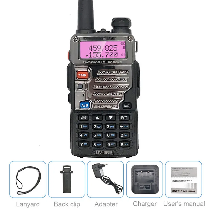Портативная рация Baofeng VHF UHF Ham CB Radio Amador HF Transceiver сканер радиостанции PMR446