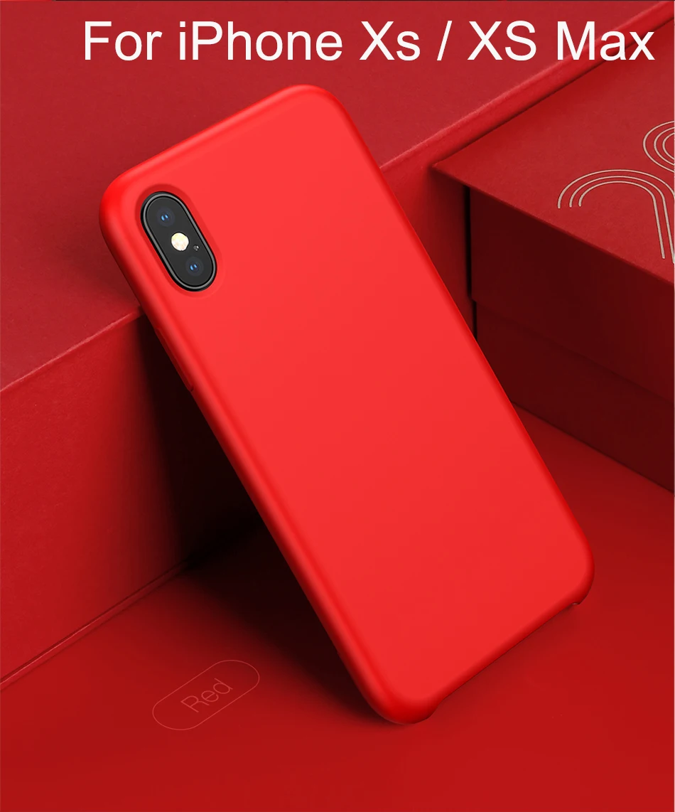 Чехол для телефона Baseus для iPhone XS Max XR Capinhas роскошный жидкий силиконовый чехол для iPhone XSMax XR Funda Bumper Coque