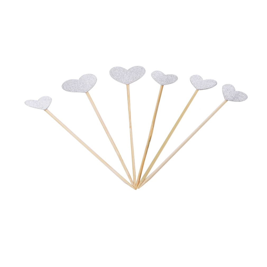 6 штук упак. торт ко дню рождения красочная Звезда карта вставляемая для