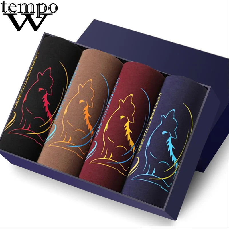 WTEMPO нижнее белье Для мужчин s трусики мужской комфорт U выпуклые боксер шорты