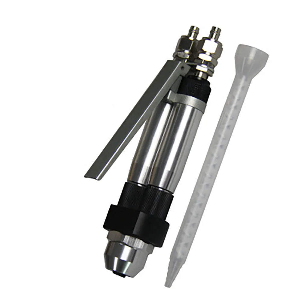 

Free Shipping Ab Component Epoxy Dispensing Valve Pneumatic Control Glue Dispensing Manual Two Liquid Dispensing Valve