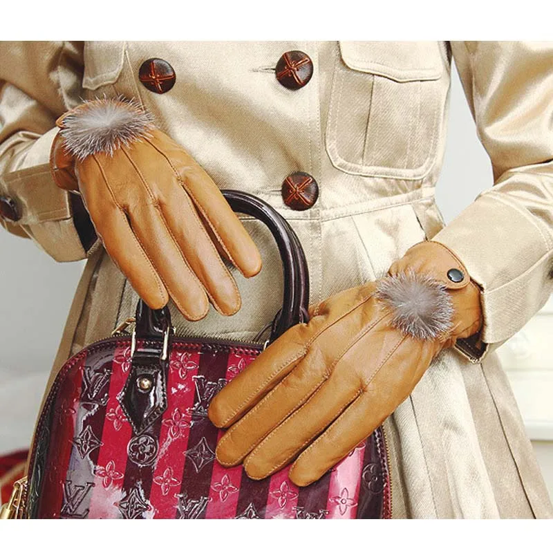 

warm winter Womens gloves ,Genuine Leather,colors leather gloves,male leather gloves,winter gloves women, Free shipping