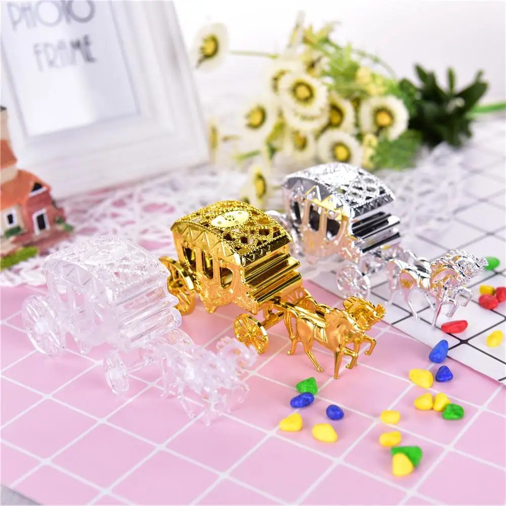 1 шт. милая коробка для сладостей в виде кареты Золушки подарок на день рождения