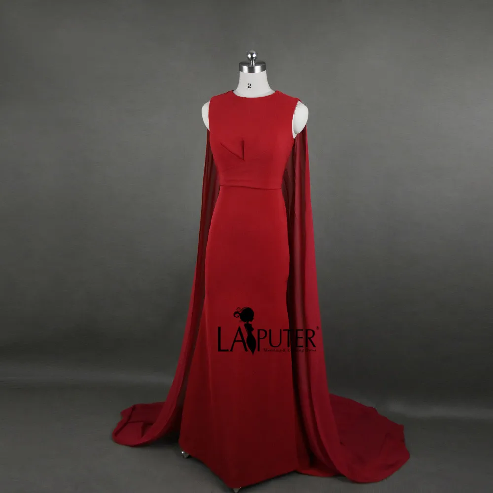 Фантастические атласные темно-красные платья с круглым вырезом для выпускного