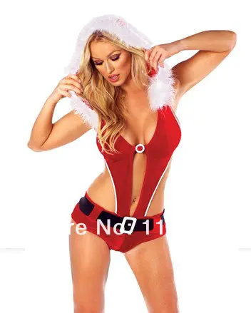 Горячее сексуальное нижнее белье &quotСанта&quot костюм 2017 рождественское