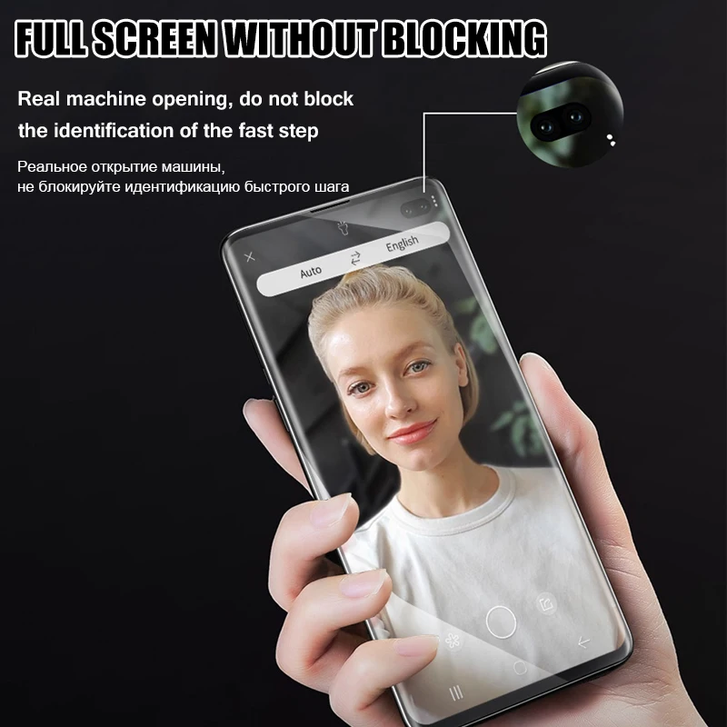20D изогнутый край Полное покрытие защитное стекло на Samsung Galaxy S8 S9 Plus S10 E закаленное