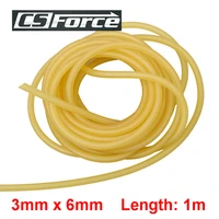 cs force 3mm x 6mm latex 1m rubber band for slingshot catapult hunting elastic part tourniquet band rubber tube 3060