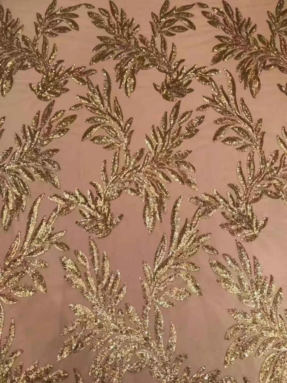 H-79 fashion design sequins embroidered Mesh Tulle fabric Factory price Nigerian lace fabrics | Дом и сад