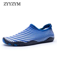 zyyzym men shoes summer waterproof casual shoes men water shoes beach non slip walking shoes upstream soft fashion sneakers
