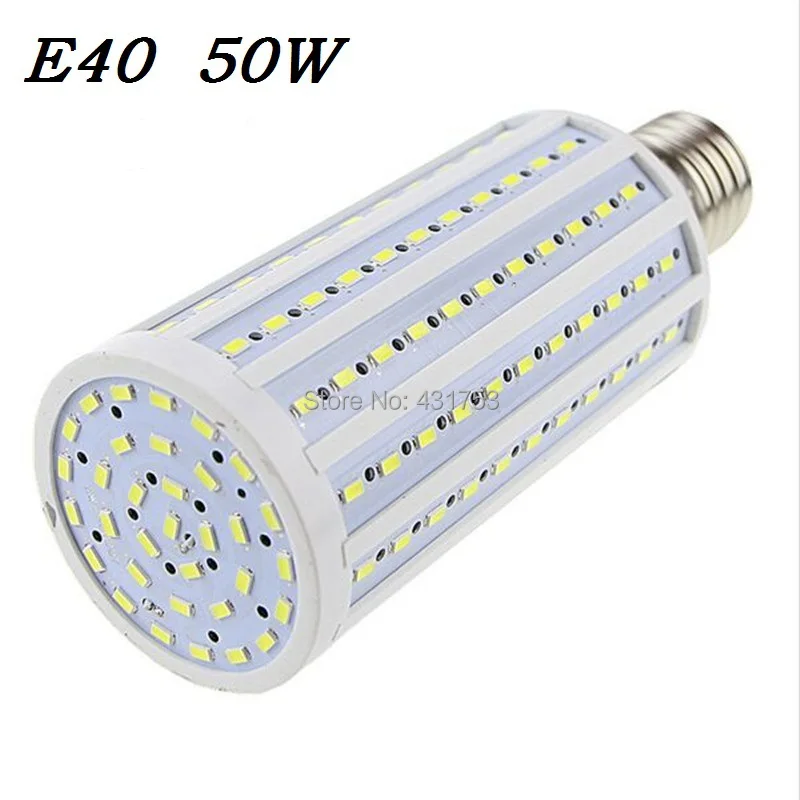 E40 светодиодная лампа для кукурузы 50 Вт 165 LED Bombillas 5730 SMD уличного освещения дома